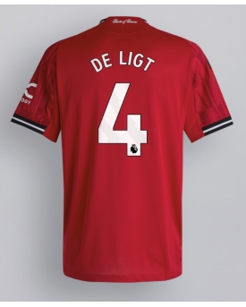 Billige Fotballdrakt Manchester United Matthijs de Ligt #4 Replika Hjemmedrakt 2025-26 Kortermet Billige Fotballdrakt Manchester United Matthijs de Ligt #4 Replika Hjemmedrakt 2025-26 Kortermet
